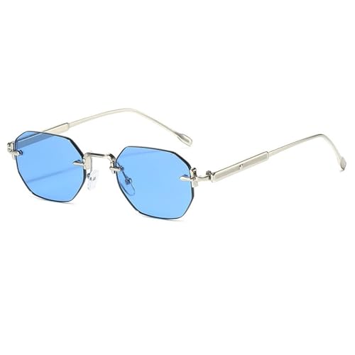 Lunettes de soleil sans monture vintage pour un look rétro au quotidien