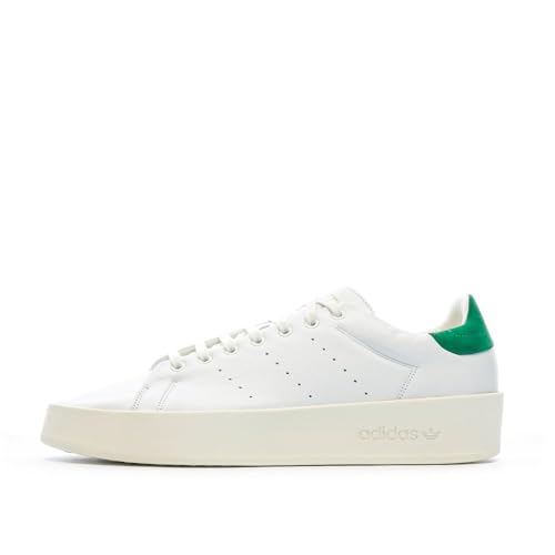 adidas Zapatillas Blancas/Verde Hombre Stan Smith Relasted, blanco, 46 2/3 EU