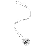 Pendentifs de bijoux de boule disco : avec une finition soignée, délicats et accrocheurs, le porter ajoutera du charme à l'apparence générale, décoration de fête disco