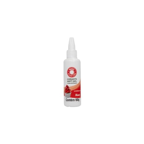 Corante Soft Gel Vermelho 60g