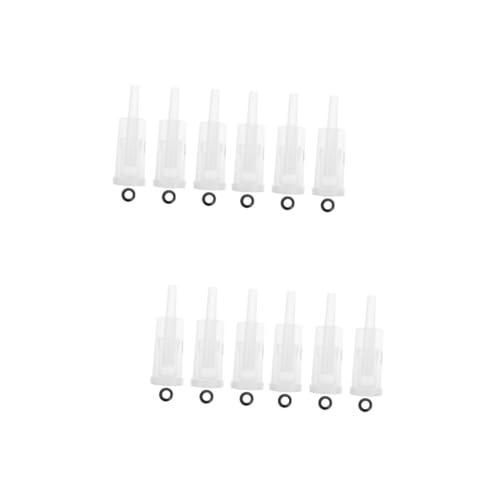 STOBAZA 2sets Wine Check Valves for Home Brewing Made with Safe Material for Fermenting Beer and Wine Includes Seals for Easy Cleaning 6pcs*2