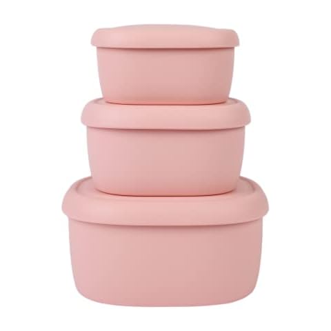 BLUE GINKGO Hard-Shell Silicone Food Containers Cover