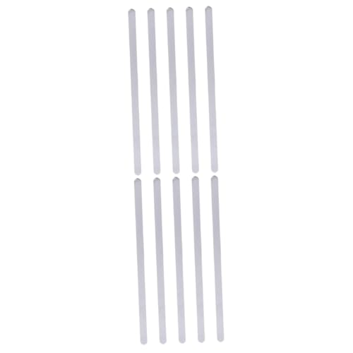 SEWACC 2sets 5pcs Stainless Steel Bracelet Strip DIY C Shaped Open Bracelet Making Accessories Fine Polished Jewelry Materials for Projects 5pcs*2