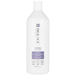 Biolage Hydra Source Shampoo | Hydrates & Moisturizes Dry Hair | Helps Repair Split Ends | For Dry Hair | Salon Shampoo | Weightless, Soft Finish | Vegan | Paraben & Cruelty-Free