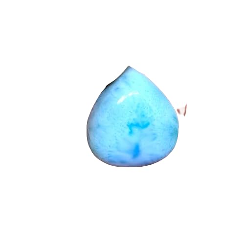 Larimar naturel en cœur 21mm pour façonner vos colliers de vacances
