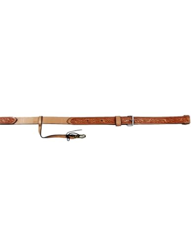 Circle Y Floral Tooled Flank Cinch w/Billets Ultra