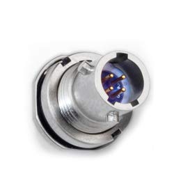 ITT CANNON, MKJ4A1F6-7S, Connector Miniature Circular Socket 7 Position Crimp Straight Cable Mount 7 Terminal 1 Port (1 Item/s)