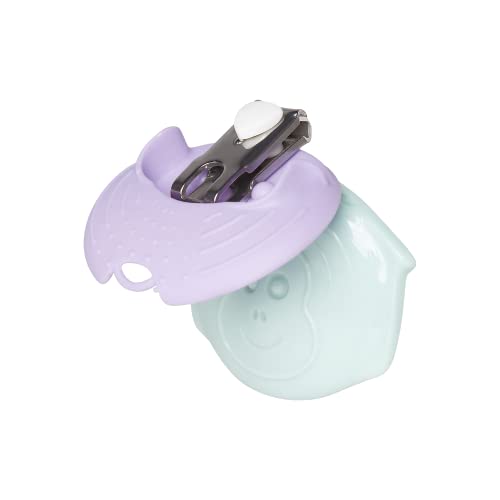 UNHEX - Fun Nail Clipper for Babies and Kids - Lightweight Nail Cutter, Manicure and Pedicure, Toenail Clippers - Baby Stuff, Self Care, Baby Essentials - Monkey Theme - Green