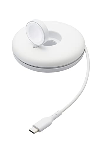 �G���R�� Apple Watch �A�b�v���E�H�b�` �[�d�X�^���h �����[�d�Ή� Type-C �������� �yMade for Apple Watch ���K�F�ؕi�z Series Ultra, 10 9 8 7 6 SE 5 4 3 2 1 / AirPod