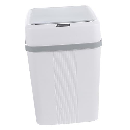 Tacho de basura plástico rectangular con sensor automático miniatura 1