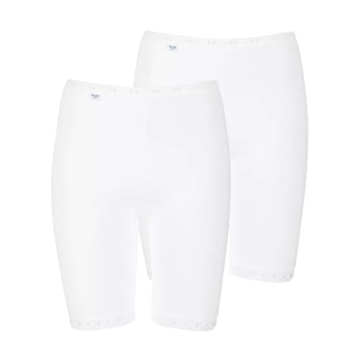 Sloggi Basic+ Long 2P Femme, WHITE, 46