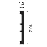 Zoom IMG-2 orac battiscopa sx163 ral9003 square Zoom IMG-2 orac battiscopa sx163 ral9003 square