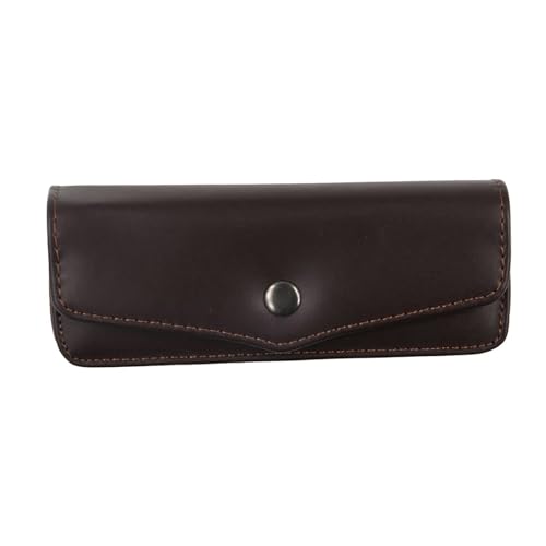 GUEDKIKL Étui à lunettes de soleil en cuir synthétique, portable, peut être accroché à la ceinture, étui à lunettes, sac de rangement pour lunettes,...