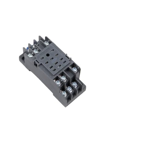 Zócalo de relé de 8 pines CZY08A pequeño gris RS NXJ 3ZC1 para panel