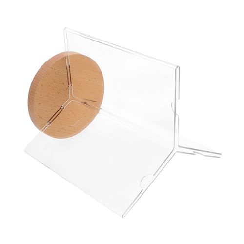 ERINGOGO Menu Holder for Display Rotatable 6-sided Stand Acrylic Desktop Sign Holder