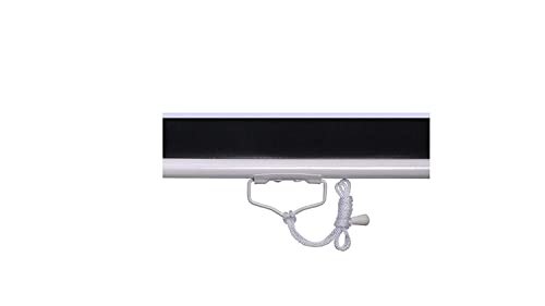 Image of Inlight Manual Wall Autolock Pull Down Projector Screen, 67x38 Inches, | 77 inch Diagonal 16:9 Aspect Ratio, Supports 1080P, UHD-3D-4K Technology(White)
