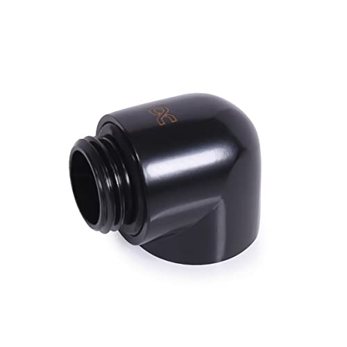 Alphacool Eiszapfen Adapter 90 Grad G1/4 Zoll AG Auf G1/4 Zoll IG - Schwarz
