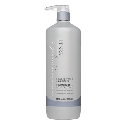 Kenra Platinum Deluxe Defense Conditioner | Strengthening + Breakage Prevention| Damage Repair | Shine Enhancing | Color Protecting | Sulfate Free | All Hair Types 33.8oz