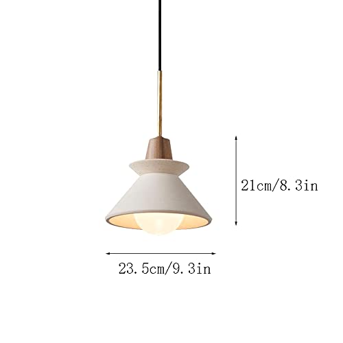 Candelabro simple E27 de cemento gris para decoración interior de restaurantes modernos 8