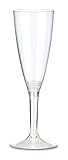 flute plastica colorati 🍀 QUALITA' PREMIUM: Prodotto in Polistirene, materiale sicuro e durevole, utilizzabile e riutilizzabile in ambienti outdoor o esclusivi, sicuro per la salute del consumatore mantenendo invariato il gusto del contenuto.