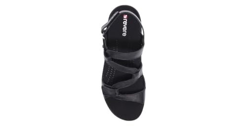 Image of Revere Shoes Emerald Back Strap Sandal for Women - Leather Sandals with Adjustable Straps - Lightweight Arch Support - Comfort Walking Sandals