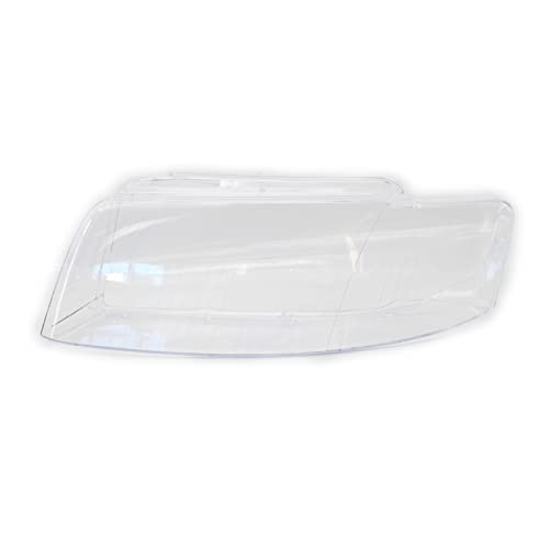 YANBIN Qbinbin Store Faro Delantero Delantero de la Izquierda Derecha Lámpara Transparente Lámpara de la lámpara Faros de cáscaras Cubiertas de cáscaras Ajuste for Audi A4 B6 S4 2002 2003 2004 2005 Cover