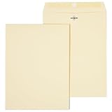 Staples 121962 Extra-Heavyweight Clasp Catalog Envelopes 9-Inch L X 12-Inch H Manila 100/Bx