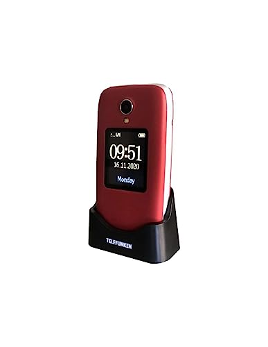 TELEFUNKEN TELFONO MVIL S560 - Röd Mobiltelefon