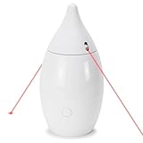 PetSafe Zoom Rotating Laser Cat Toy - Encourages Multi-Cat Play - Dual Red Laser Beams - Motion Toy - Whisper Quiet Operation - Battery Operated