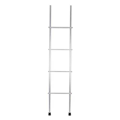 Ecotric 60" Bunk Ladder Compatible With Rv Mount Boarding Ladder With Hook & Rubber Foot Pads (4 Step Ladder) #TOP5