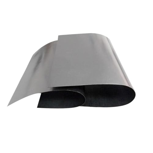 5pcs Pure Graphite Foil Gasket Sheet Plate, Thick 0.05-2mm Flexible Graphite Sheets Foil 200 * 250mm, Graphite Foil Sheet(0.5x200x250mm)