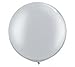 Produktbild Koyal Wholesale Round Latex Giant Balloon , 30, Metallic Silver by Koyal Wholesale
