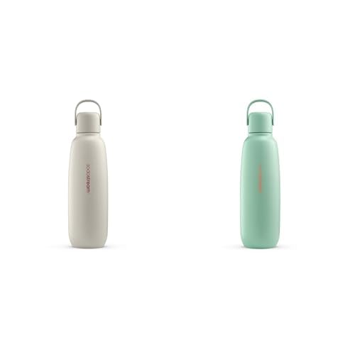 SodaStream Zestaw 2produkty Fizz&go Cool metalowa butelka 0.9l piaskowa + metalowa butelka 0.9l