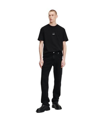 KARL LAGERFELD JEANS, Herren, Straight Denim, Gerades Bein, Verwaschenes Schwarz, 2830