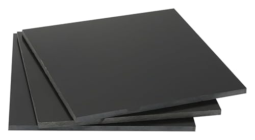 Hojas de resina fenólica Bakelita, Tablero de resina fenólica baquelita 250x250 mm negro 8-15 1 pieza(10mm)
