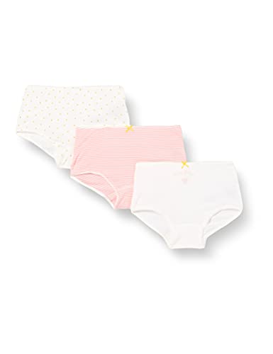 Petit Bateau Girls' Heart Print Cotton Hipsters - 3-Pack STYLE A028H SIZES 2-12
