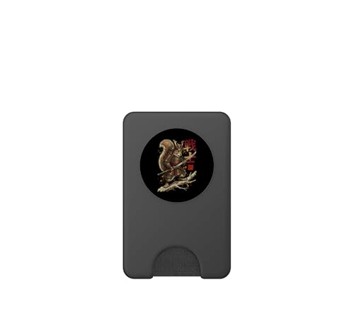 PopSockets PopWallet MagSafe de Ardilla Samurái Japonés para iPhone 2