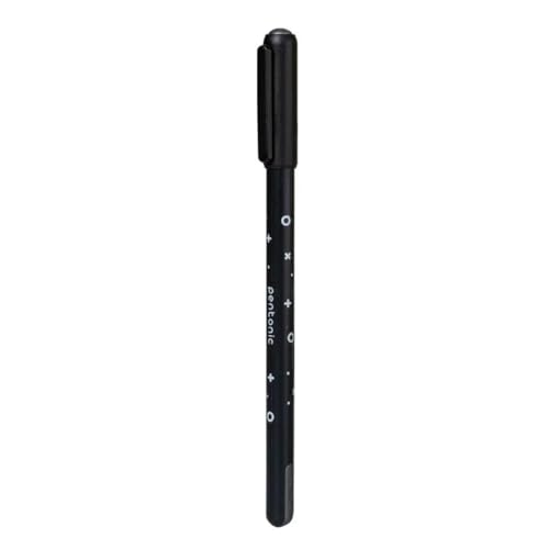 Image of Pentonic Cipher 0.5mm Ball Pen, Black Body Black Ink (Set of 10 x 3)