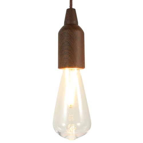 DECHOUS Luz de Cuerda Retro para Camping Lámpara Colgante de Bola Vintage Luz Cálida sin Parpadeos Resistente y Portátil para Tienda de Campaña y Decoración Nocturna