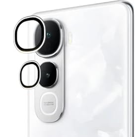Image of [2 Pack Camera Lens Protector for Vivo Y400 Pro 5G Tempered Glass Metal Camera Rings / /Anti-Scratch /Case Friendly [Silver]