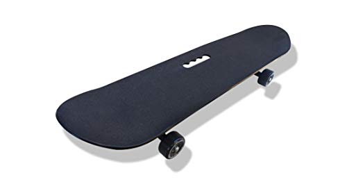Jaspo Polyurethane Hurricane Ollie Spiral Fiber Composite Skateboard for Age Group Above 10 Years with 100 Kg Weight Handling Capacity (31X8 Inch, Black) UK
