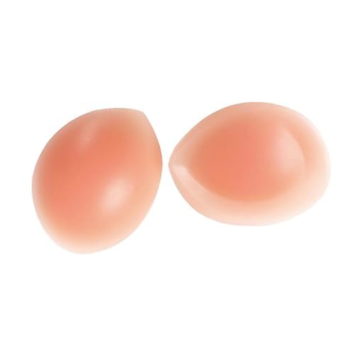 EnweiBingshi Almohadillas de silicona para brasier – Relleno de gel – Almohadillas de brasier para formas de pecho se adaptan a la mayoría de tamaños de copa para bikini traje de baño diario (1 par