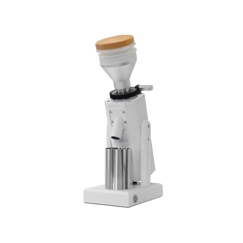 Image of Turin SK40 Single Dose Grinder | 40mm Stainless Steel Conical Burrs, Stepless Adjustment, Tilted Base, Low Retention - Black or White (White)