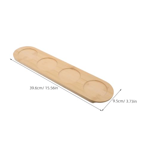 Dessous de verre stable en bois de qualité supérieure pour réception chic