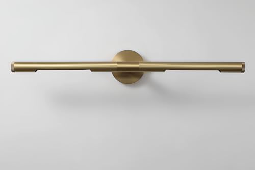 Image of 30 Inch Hardwired Brass Picture Lights for Wall, Modern Wall Art Light, Wall Light for Pictures, Painting Light (Bulb Included)