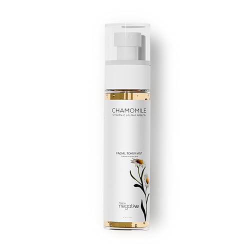Image of FromNegative Chamomile Face Toner Mist for Soothing, Hydrating & Brightening Skin | With Gentle Vitamin C, Hyaluronic Acid & Licorice for Sensitive, Acne-Prone & Dull Skin | 100ml