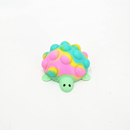 Pop Fidget Toys with Turtle Shape Popper Its Toys with Popping Sound Stress Relief Push Pop Bubble Sensory Toys for Girls Kids Adults Camo (Camo Pink)