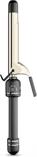 HOT Tools 24K Gold Professional 1" Extended Barrel Curling Iron with Clamp for Bouncy Curls, Faster Styling, Less Damage &amp; Long-Lasting Results (Pack of 6)