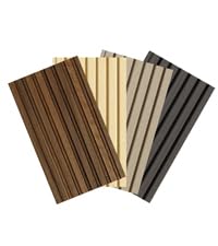 JINDOLI WPC Wall Panel for Interior Wall Decor 3D Wall Panels for Bedroom Modern, 4 Colors Small Sample