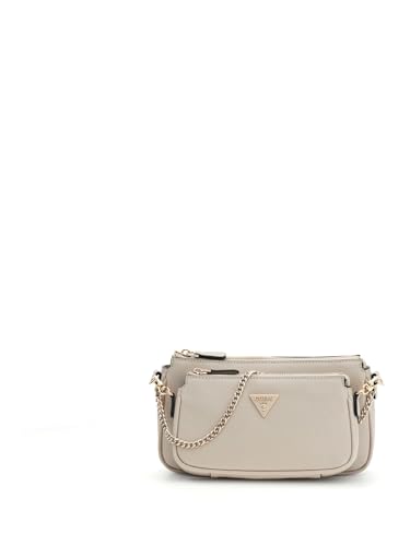 Sac crossbody Guess Noelle II Dbl Pouch en simili cuir Saffiano noir